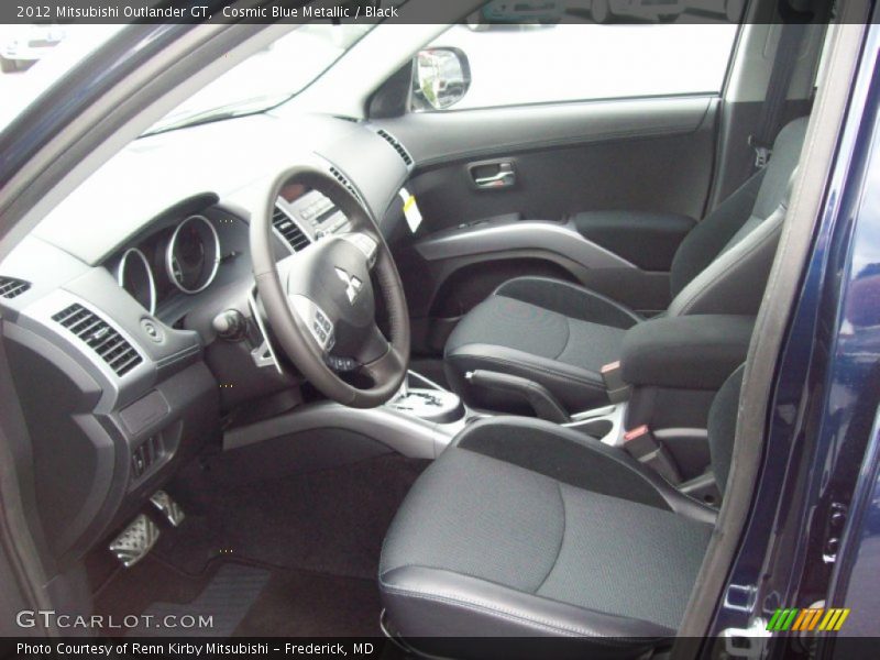  2012 Outlander GT Black Interior