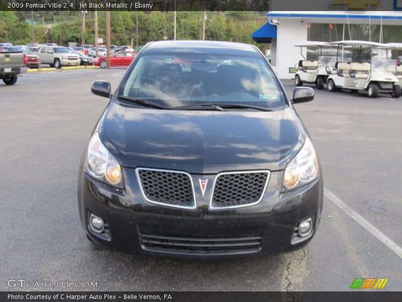 Jet Black Metallic / Ebony 2009 Pontiac Vibe 2.4