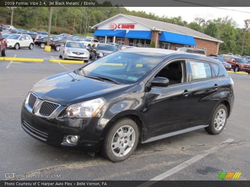 Jet Black Metallic / Ebony 2009 Pontiac Vibe 2.4