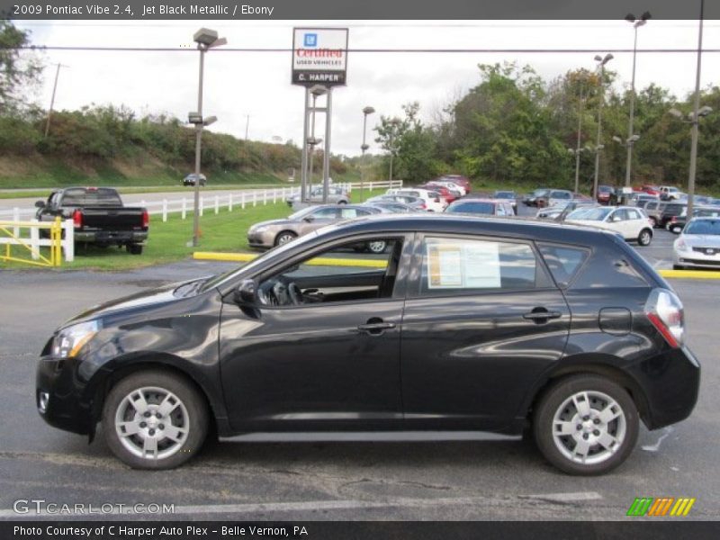 Jet Black Metallic / Ebony 2009 Pontiac Vibe 2.4
