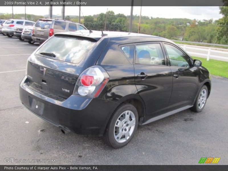 Jet Black Metallic / Ebony 2009 Pontiac Vibe 2.4