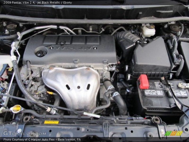 Jet Black Metallic / Ebony 2009 Pontiac Vibe 2.4