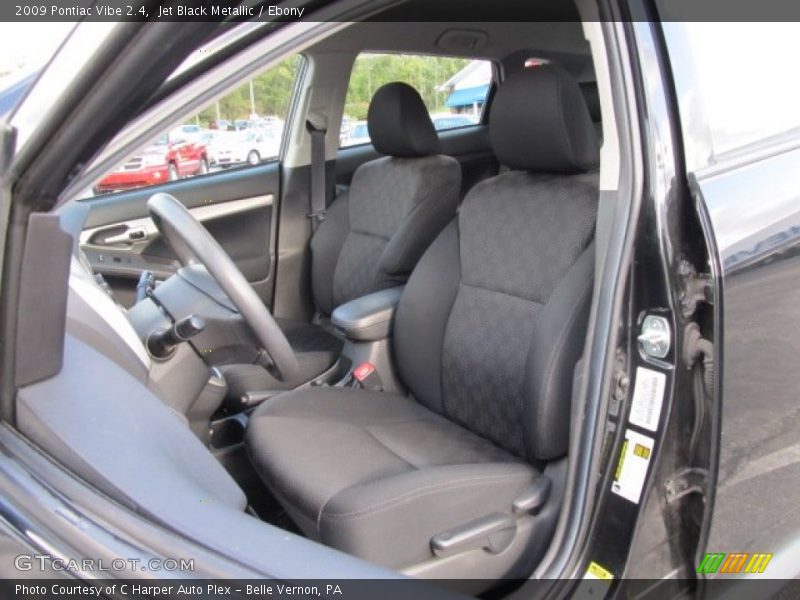Jet Black Metallic / Ebony 2009 Pontiac Vibe 2.4