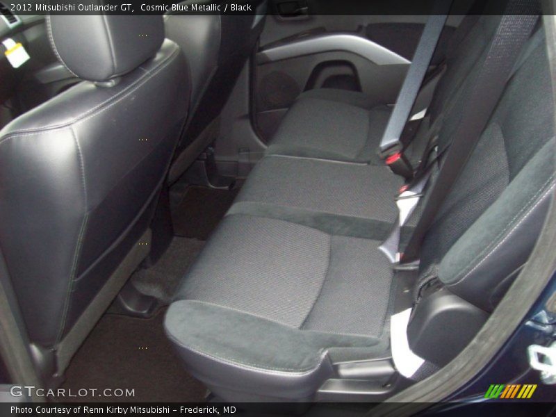 Cosmic Blue Metallic / Black 2012 Mitsubishi Outlander GT