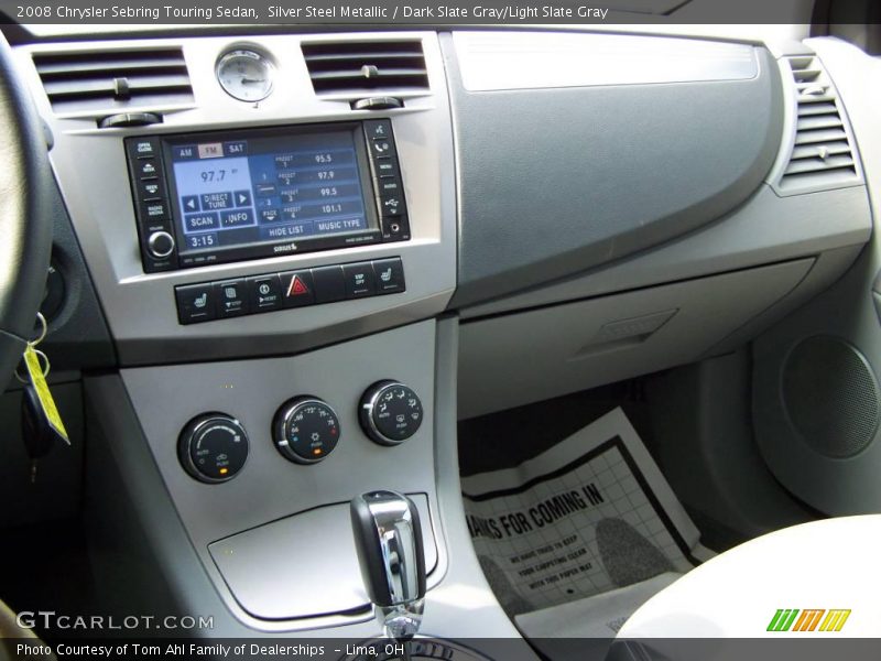 Silver Steel Metallic / Dark Slate Gray/Light Slate Gray 2008 Chrysler Sebring Touring Sedan