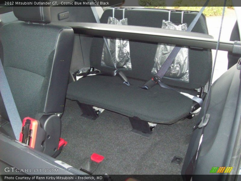 Cosmic Blue Metallic / Black 2012 Mitsubishi Outlander GT