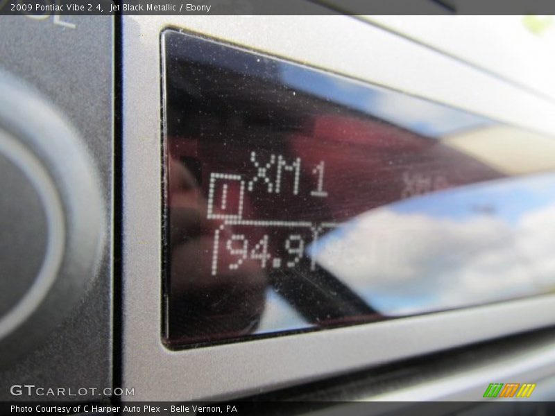 Jet Black Metallic / Ebony 2009 Pontiac Vibe 2.4