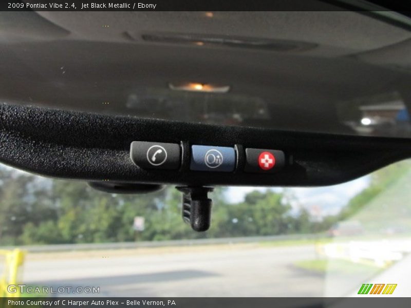 Jet Black Metallic / Ebony 2009 Pontiac Vibe 2.4