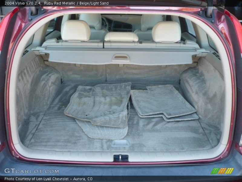 Ruby Red Metallic / Beige/Light Sand 2004 Volvo V70 2.4