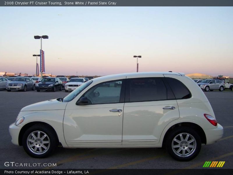 Stone White / Pastel Slate Gray 2008 Chrysler PT Cruiser Touring