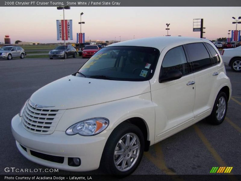 Stone White / Pastel Slate Gray 2008 Chrysler PT Cruiser Touring