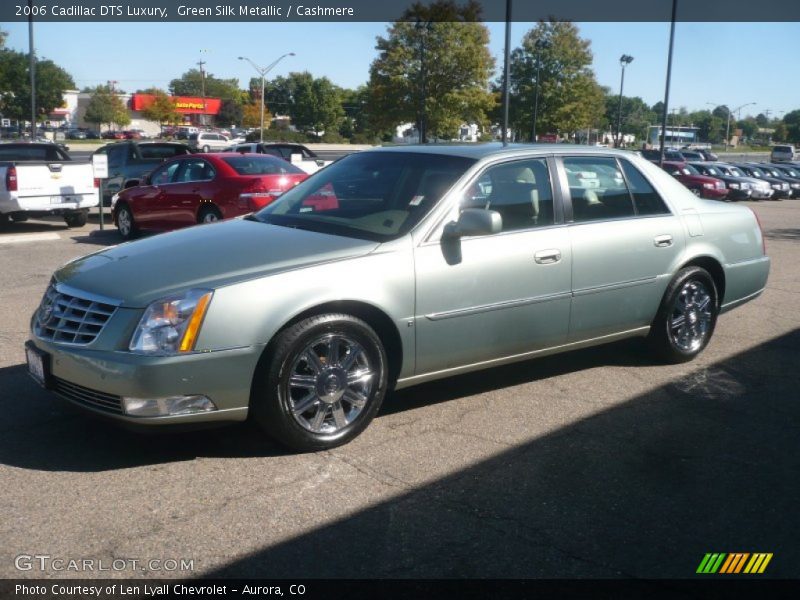Green Silk Metallic / Cashmere 2006 Cadillac DTS Luxury