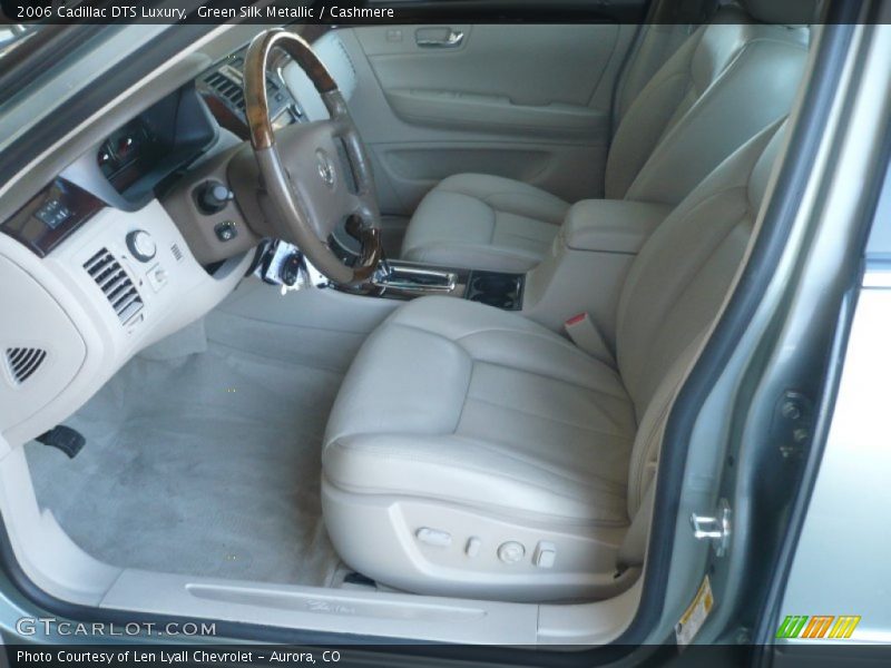 Green Silk Metallic / Cashmere 2006 Cadillac DTS Luxury
