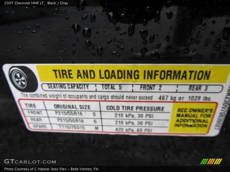 Black / Gray 2007 Chevrolet HHR LT