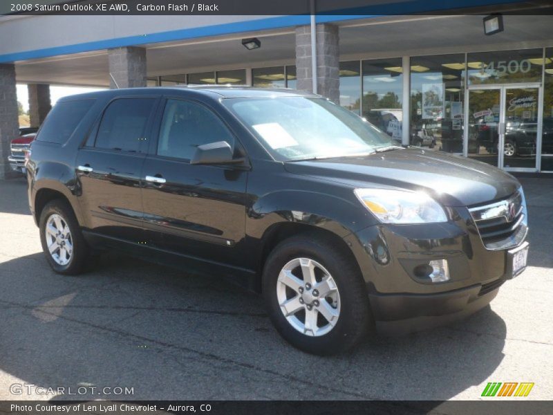 Carbon Flash / Black 2008 Saturn Outlook XE AWD