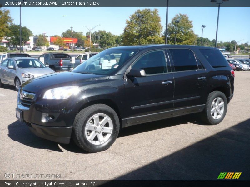 Carbon Flash / Black 2008 Saturn Outlook XE AWD