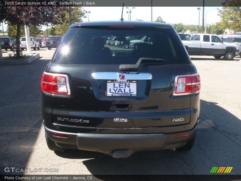 Carbon Flash / Black 2008 Saturn Outlook XE AWD
