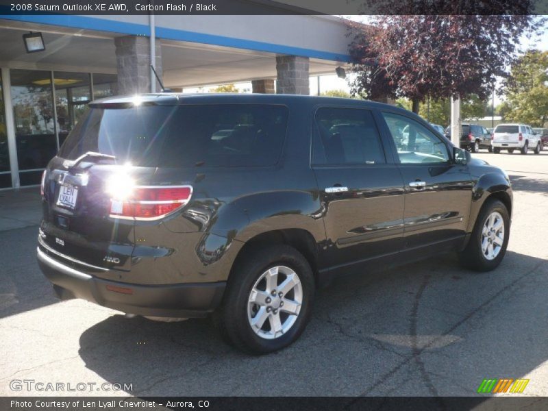 Carbon Flash / Black 2008 Saturn Outlook XE AWD