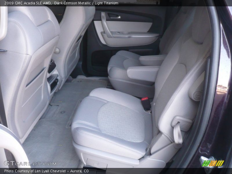 Dark Crimson Metallic / Light Titanium 2009 GMC Acadia SLE AWD