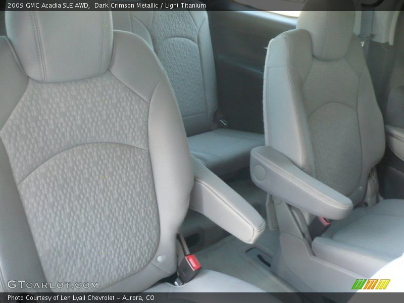 Dark Crimson Metallic / Light Titanium 2009 GMC Acadia SLE AWD