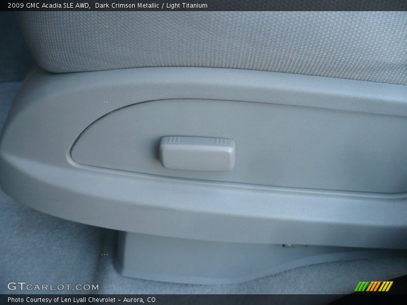 Dark Crimson Metallic / Light Titanium 2009 GMC Acadia SLE AWD