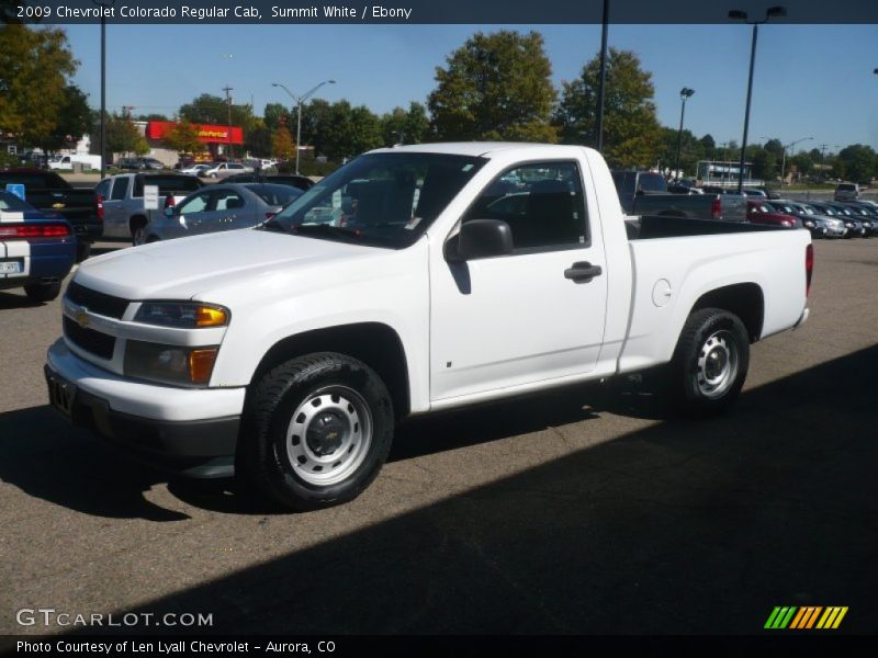 Summit White / Ebony 2009 Chevrolet Colorado Regular Cab