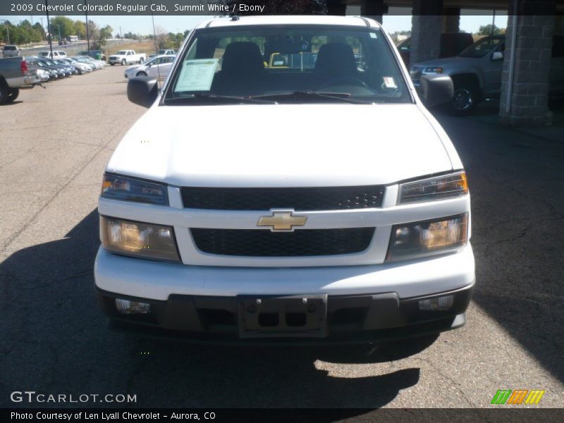 Summit White / Ebony 2009 Chevrolet Colorado Regular Cab