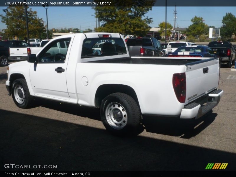 Summit White / Ebony 2009 Chevrolet Colorado Regular Cab