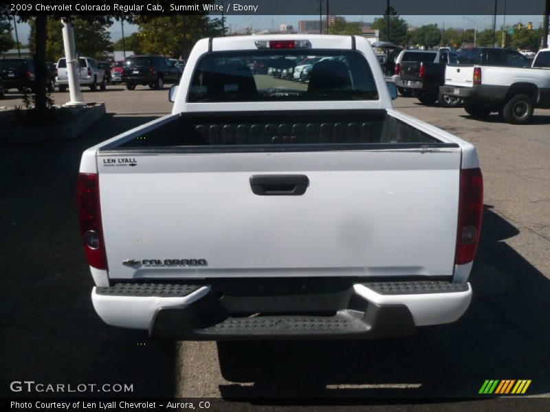 Summit White / Ebony 2009 Chevrolet Colorado Regular Cab