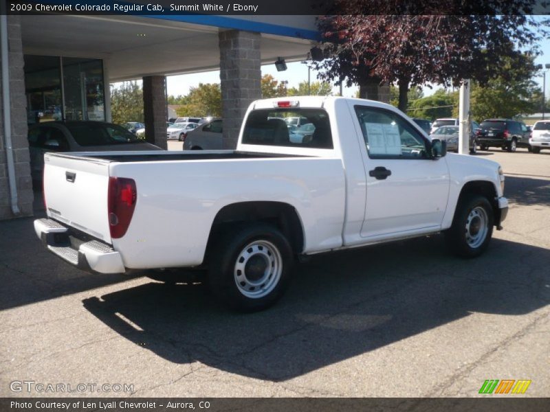 Summit White / Ebony 2009 Chevrolet Colorado Regular Cab