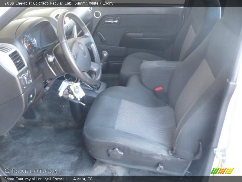 Summit White / Ebony 2009 Chevrolet Colorado Regular Cab