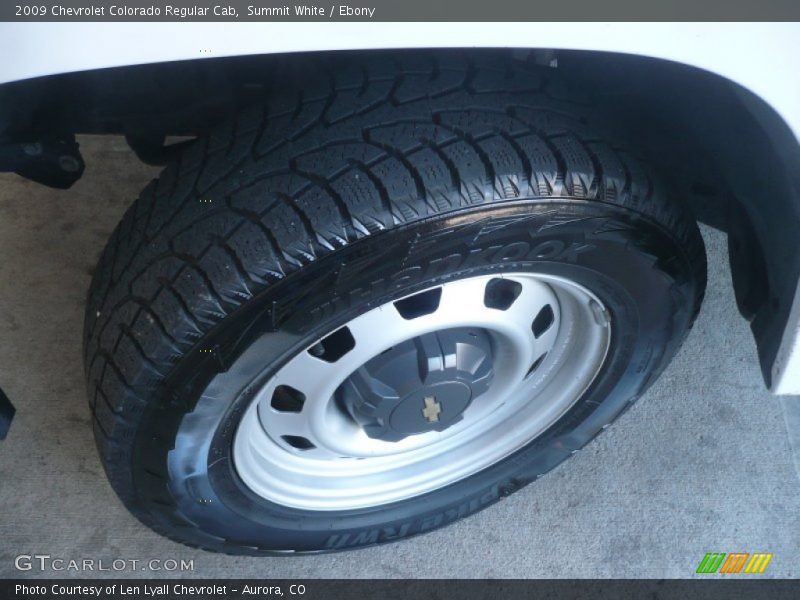 Summit White / Ebony 2009 Chevrolet Colorado Regular Cab