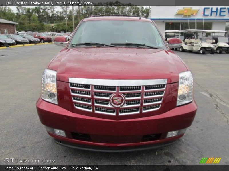 Red-E / Ebony/Ebony 2007 Cadillac Escalade AWD