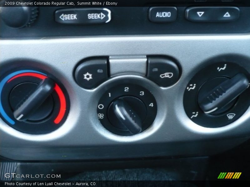 Summit White / Ebony 2009 Chevrolet Colorado Regular Cab