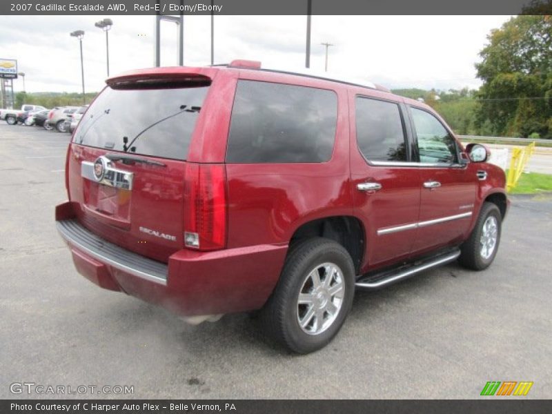 Red-E / Ebony/Ebony 2007 Cadillac Escalade AWD