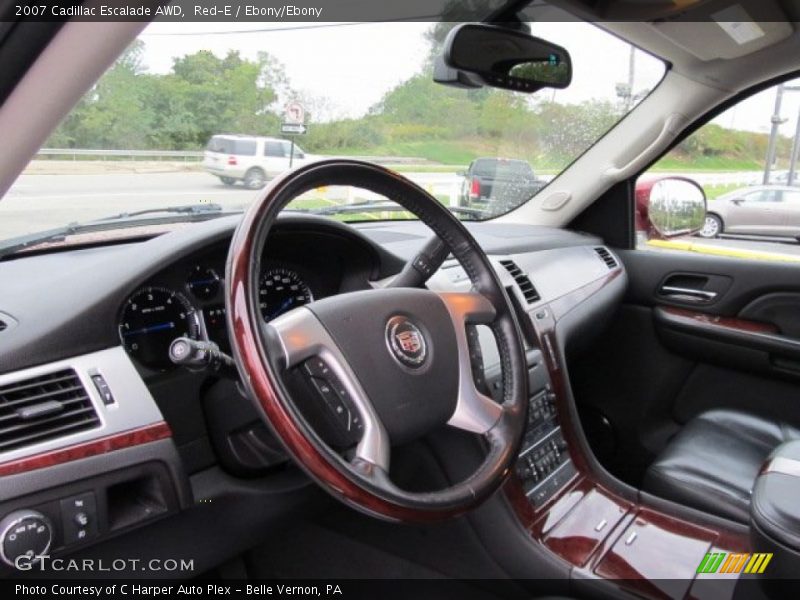 Red-E / Ebony/Ebony 2007 Cadillac Escalade AWD