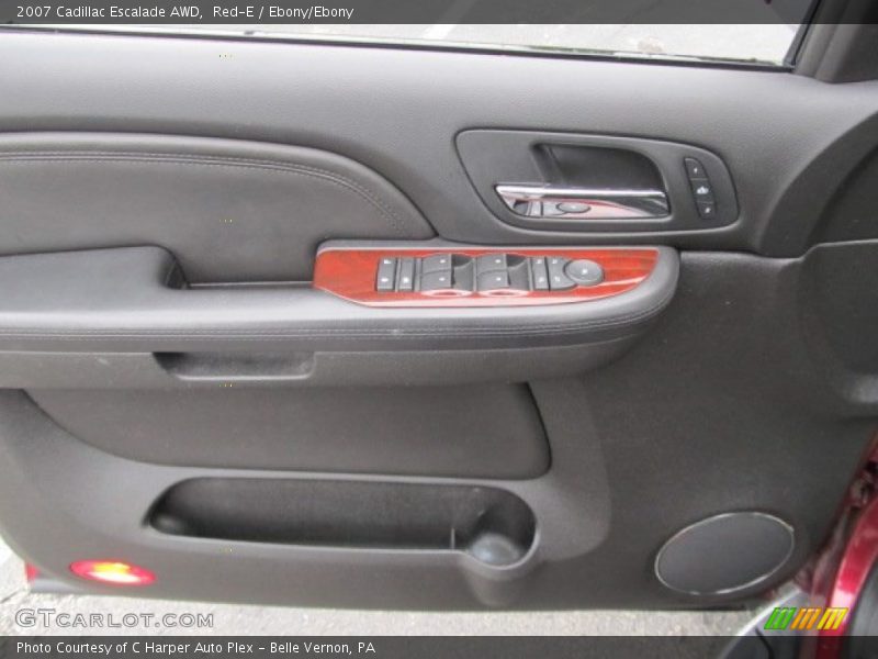 Red-E / Ebony/Ebony 2007 Cadillac Escalade AWD