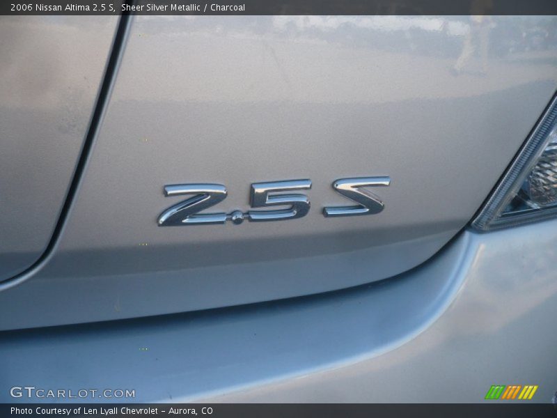 Sheer Silver Metallic / Charcoal 2006 Nissan Altima 2.5 S