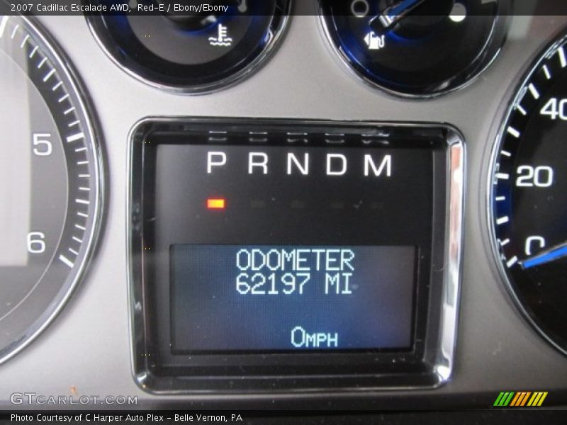 Red-E / Ebony/Ebony 2007 Cadillac Escalade AWD