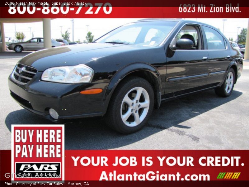 Super Black / Black 2000 Nissan Maxima SE