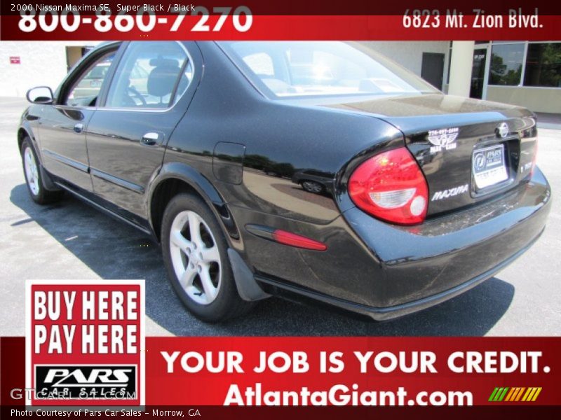 Super Black / Black 2000 Nissan Maxima SE