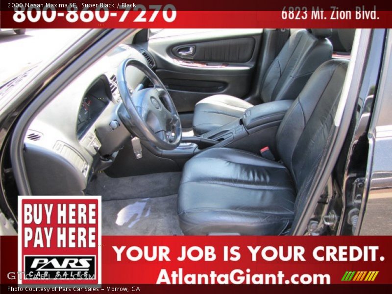 Super Black / Black 2000 Nissan Maxima SE
