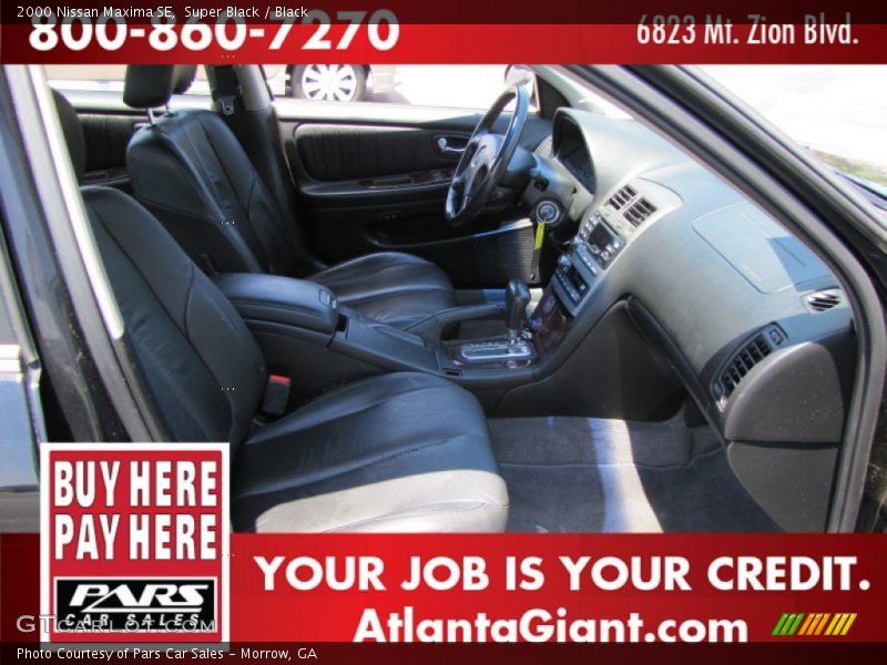 Super Black / Black 2000 Nissan Maxima SE