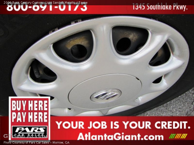 Light Sandrift Metallic / Taupe 2000 Buick Century Custom