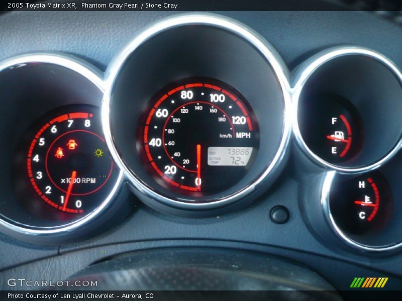 Phantom Gray Pearl / Stone Gray 2005 Toyota Matrix XR