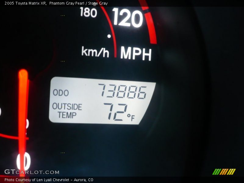 Phantom Gray Pearl / Stone Gray 2005 Toyota Matrix XR