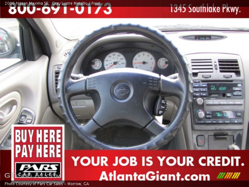 Gray Lustre Metallic / Frost 2000 Nissan Maxima SE