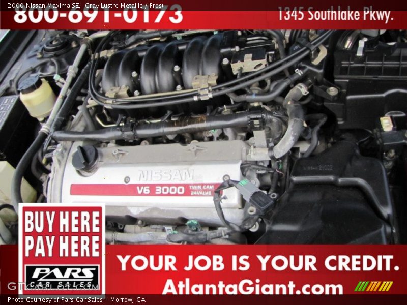 Gray Lustre Metallic / Frost 2000 Nissan Maxima SE
