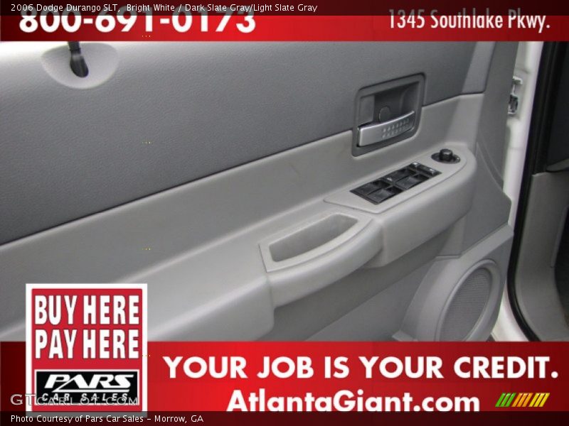 Bright White / Dark Slate Gray/Light Slate Gray 2006 Dodge Durango SLT