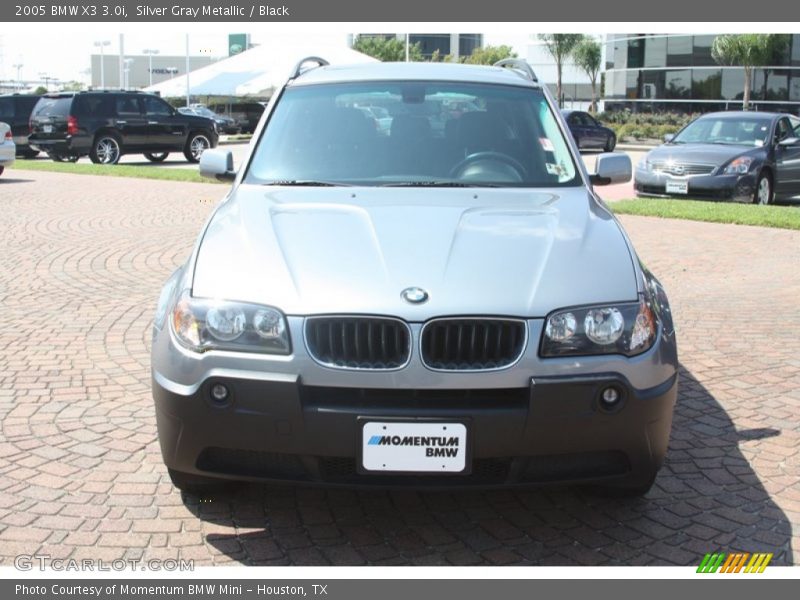 Silver Gray Metallic / Black 2005 BMW X3 3.0i